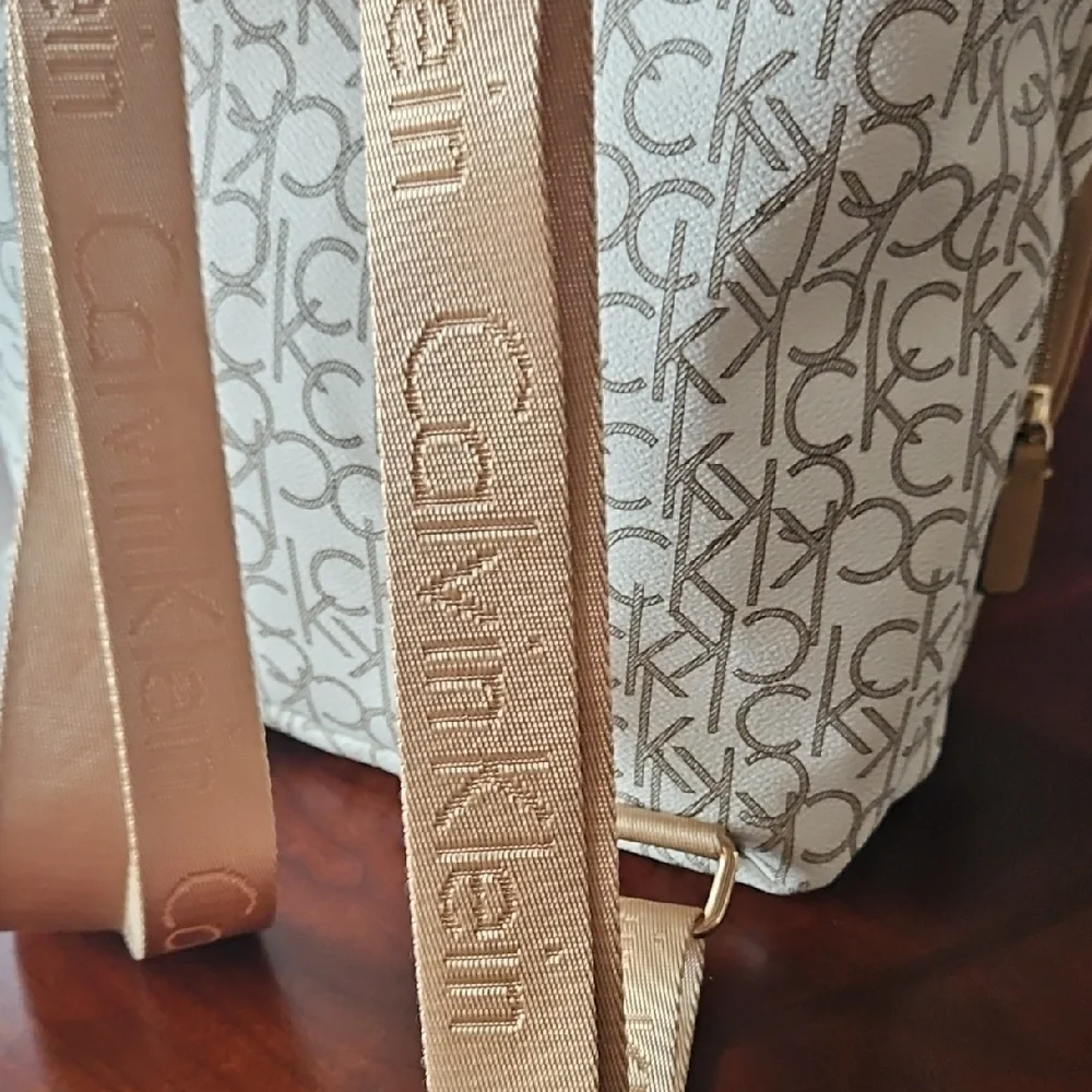 Calvin Klein Hudson Signature Monogram Multi Pocket Backpack